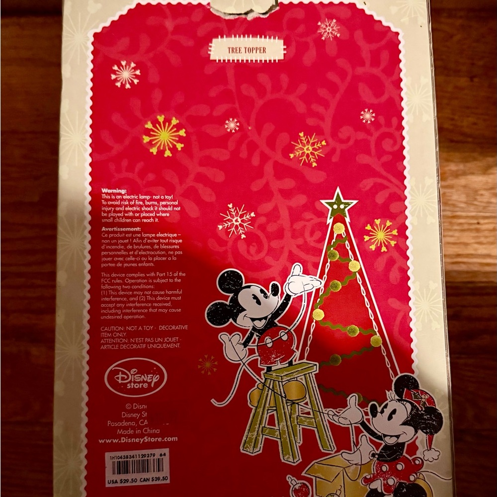 Disney Tinker Bell Tree Topper.  Tinkerbell - Picture 3 of 5
